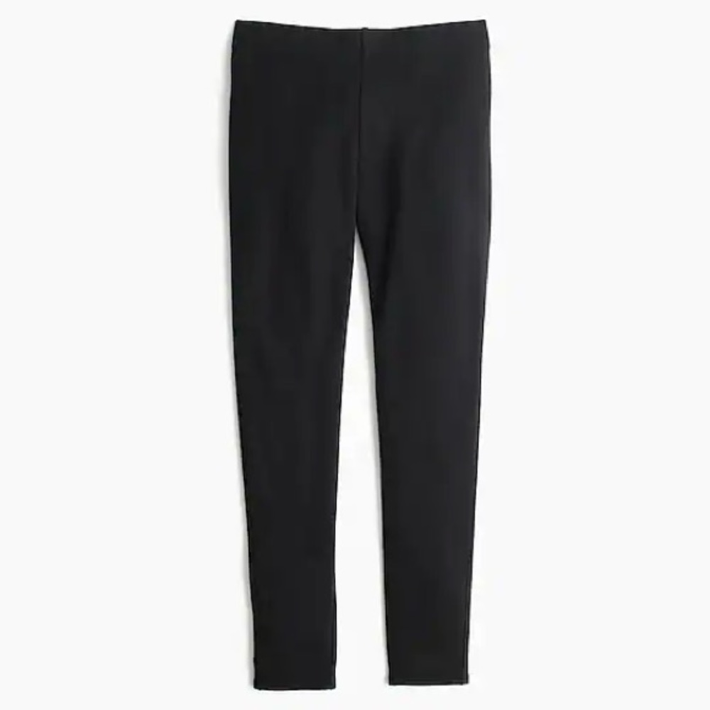 J.Crew Fleece-Lined Black Leggings
